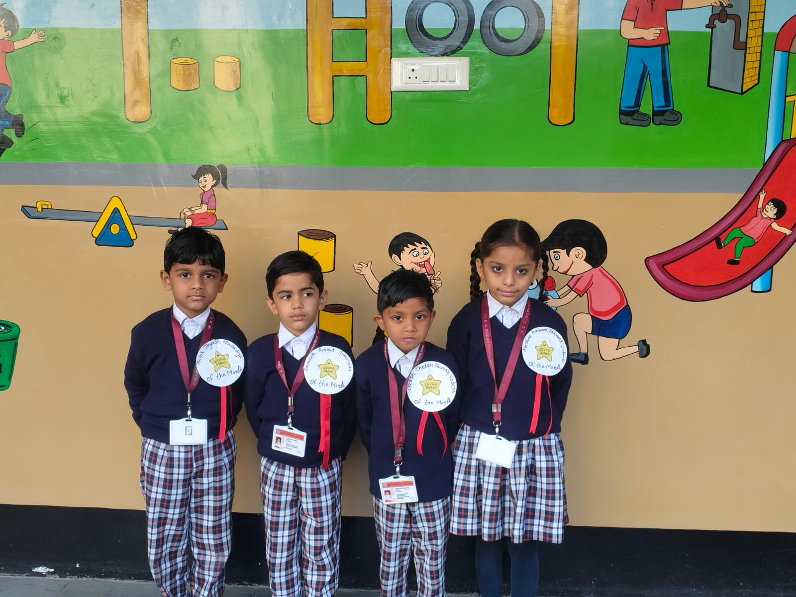 Students learning together